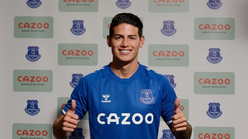 Everton Signs Colombia Midfielder James Rodriguez